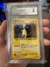 2000 Pokemon Neo Gold, Silver, to a New World Japanese #181 Ampharos Holo CGC 8