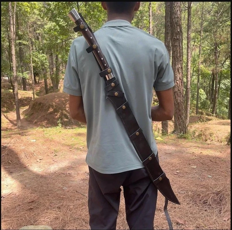 Hand Forged High Carbon Steel Viking Sword Sharp Battle Ready Medieval Sword - Image 3 of 4