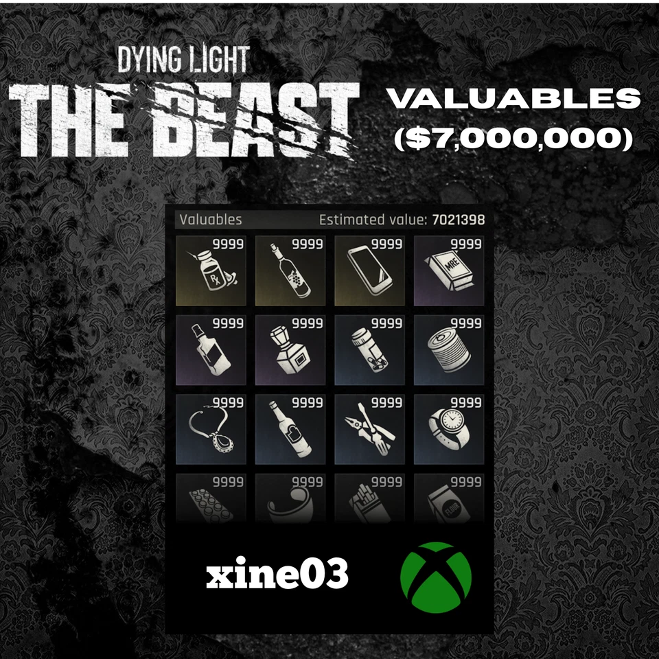 ✅Dying Light The Beast In Game Artículos Dinero y Armas (Xbox One y Serie X/S)✅ Foto 2 de 4