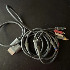 Official Microsoft Xbox 360 Audio Video AV Component HD Cable Cord! ~ Authentic!