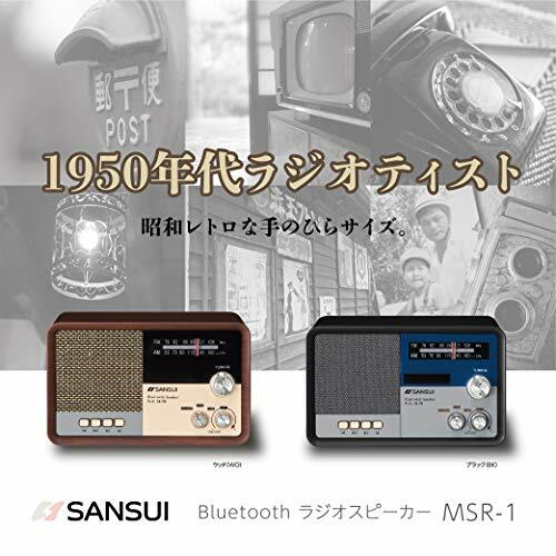 単品販売／受注生産 SANSUI MSR-1(WD) - ラジオ