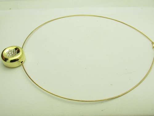 RARE VINTAGE SIGNED ROBERT LEE MORRIS RLM 18kt DIAMOND 16'' CHOKER NECKLACE - Picture 7 of 8