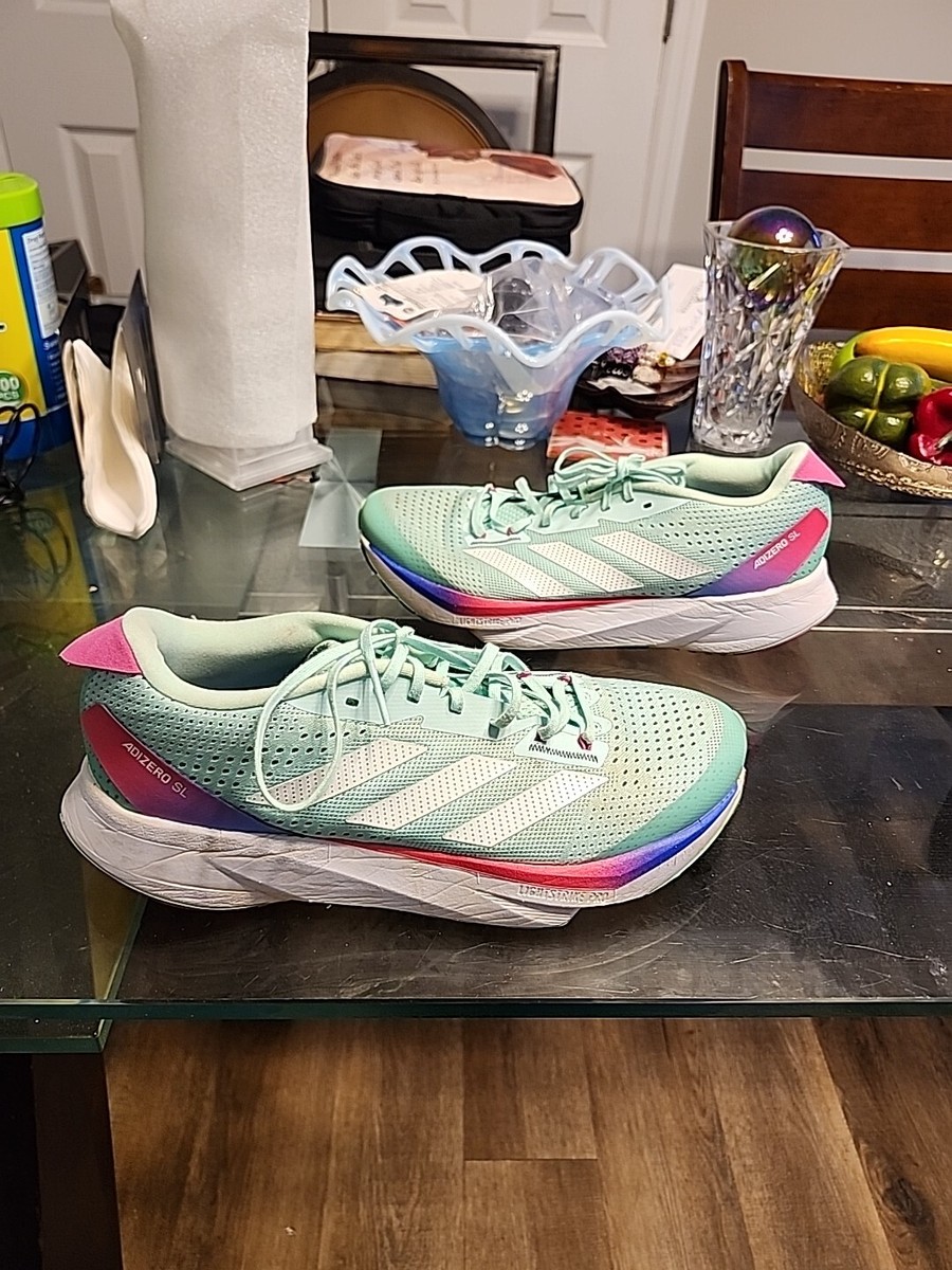 Size 9.5 - Adidas Adizero SL Pulse Mint Lucid Fuchsia W for sale