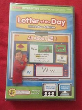 Lakeshore Letter Of The Day INTERACTIVE ACTIVITIES All About W PC/MAC Pre K - K