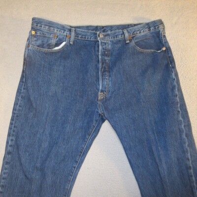 Levi s 501 Jeans 42x30 Mens Button Fly Straight Leg Measures 41x29.5