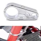 Universal Dual Throttle Clutch Aluminum Cable Clamp for Harley 1" Handlebar 1pcs
