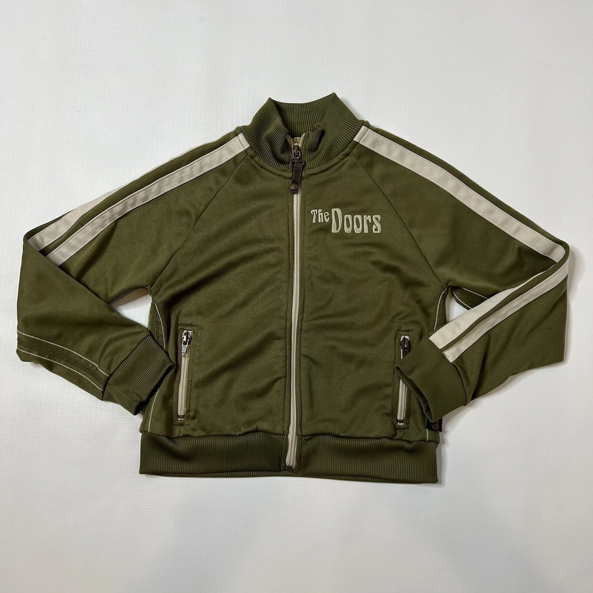 Army green cheap track jacket