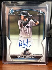 2023 Bowman Chrome 1st Auto Ronald Hernandez
