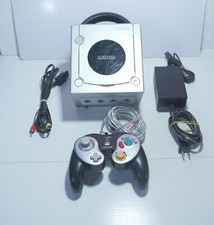 Platinum Silver Nintendo GameCube Console DOL-101 USA with Controller  Wires