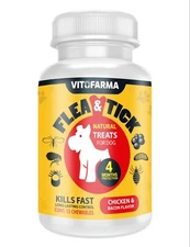 VITOFARMA TREATS PREVENTIONS 12 CHEW FOR DOG | CANINE NATURAL SUPPLEMENT Exp2027