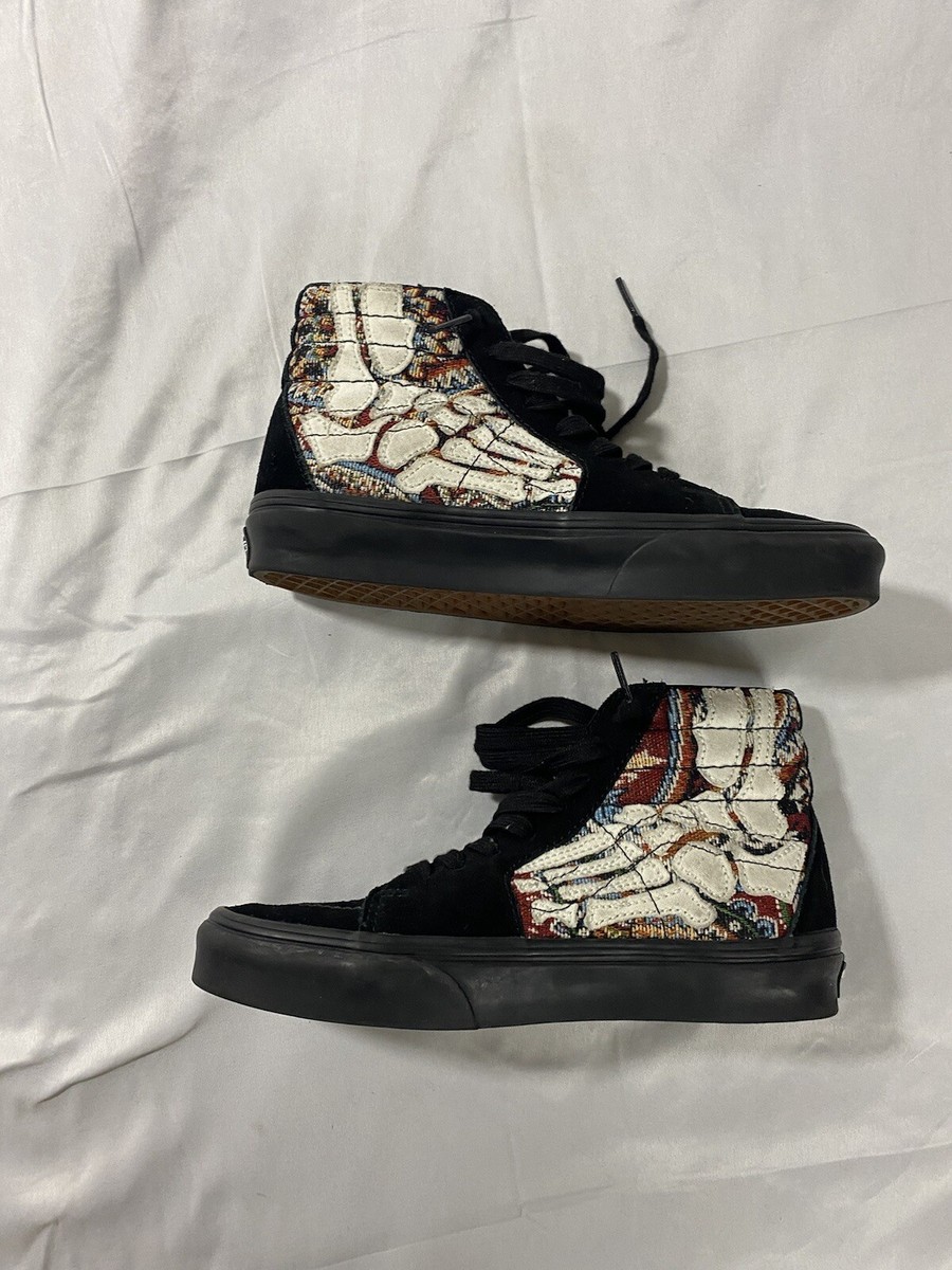 Vans OTW Sk8-Hi Hazy Bones Black White Skate Shoes VN0A5JMJBZW