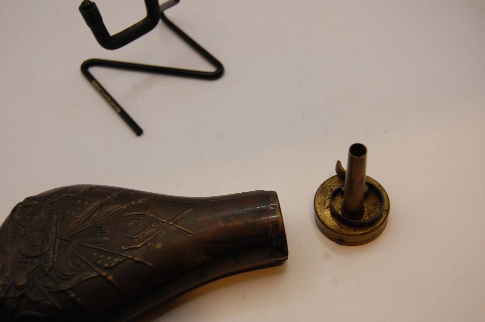 Black Powder Flask Made In Italy not returnable | eBay