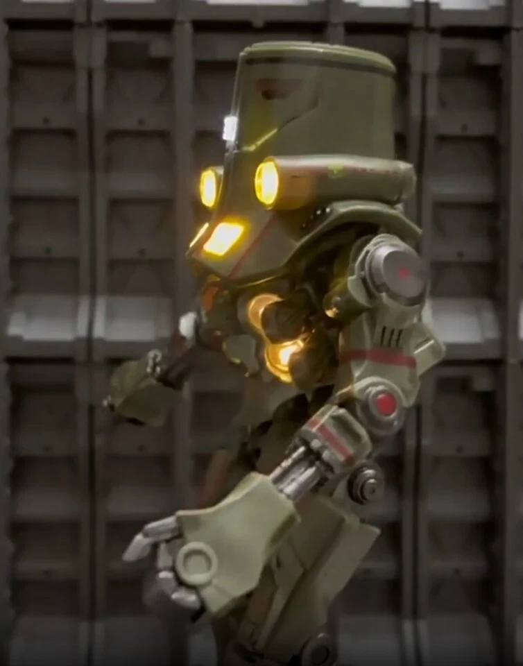 Figura de acción móvil Cherno Alpha Jaeger 7" con LED juguete estatua borde del Pacífico en caja Foto 4 de 4