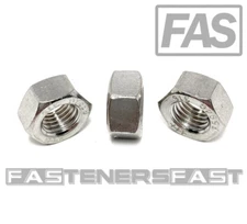 (25) 5/16-24 Finished Hex Nuts 316 Stainless Steel FINE THREAD UNF Marine Grade