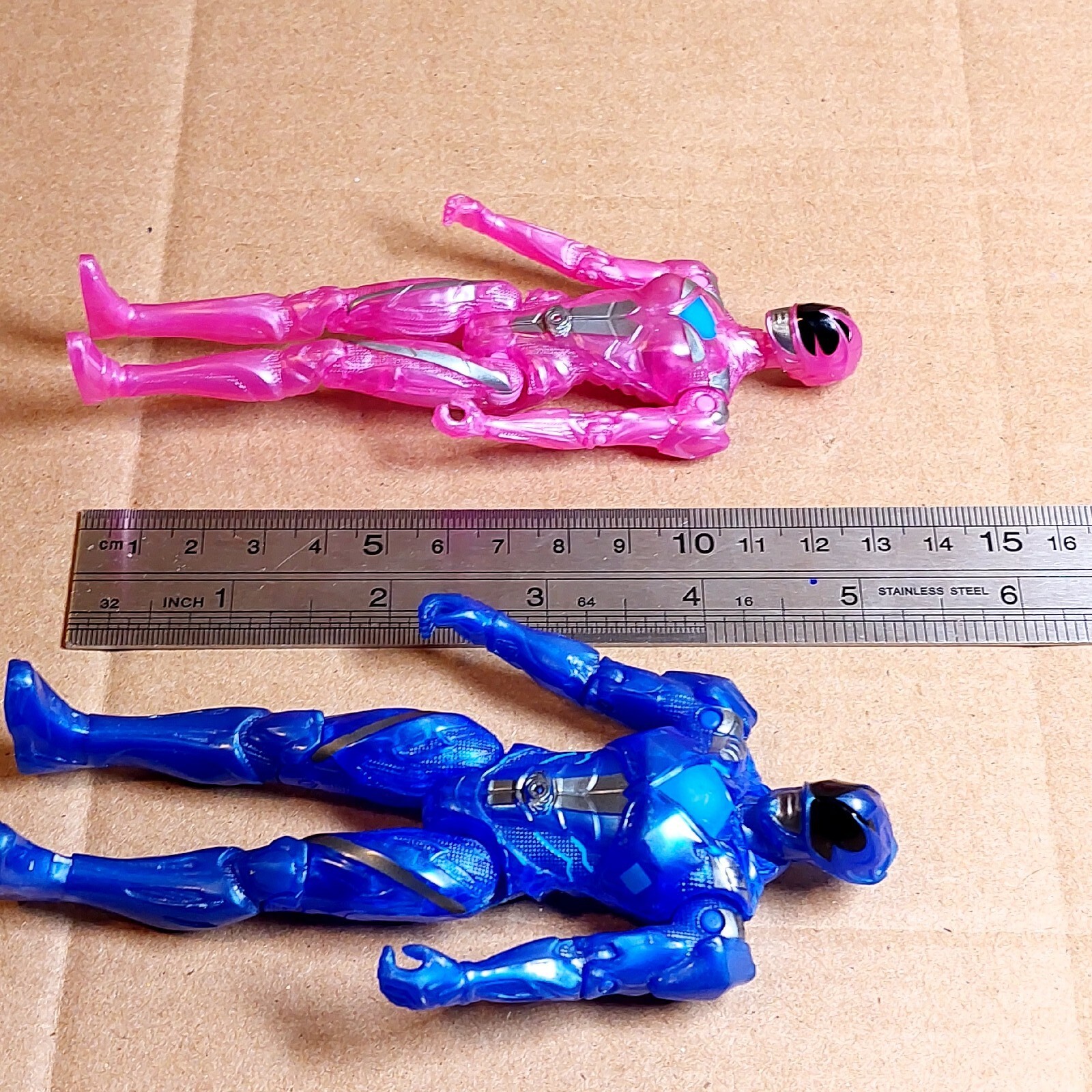 Power Rangers Movie 2017 Blue And Pink Ranger Collectible Toy Action Figures