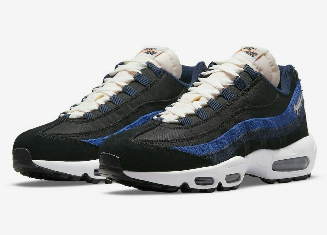 Nike Air Max 95 SE 'Double Swoosh - Black Game Royal' DQ0268-001