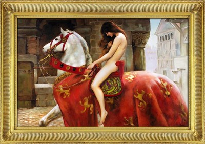 Lady best sale godiva painting