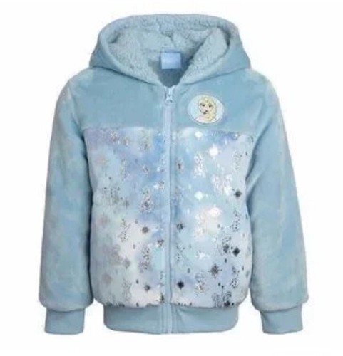 Girls Disney Frozen Plush Hoddie Size 3T, 6 - Picture 2 of 10