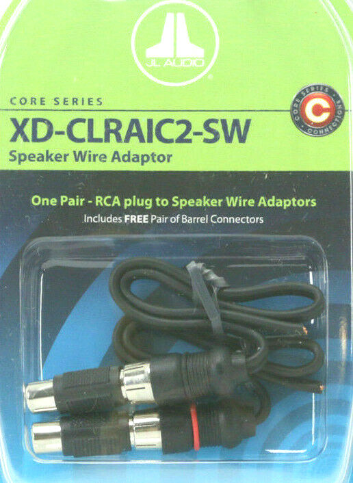JL Audio XD-CLRAIC2-SW Speaker Wire to RCA Cable HI-LO 2ch Signail