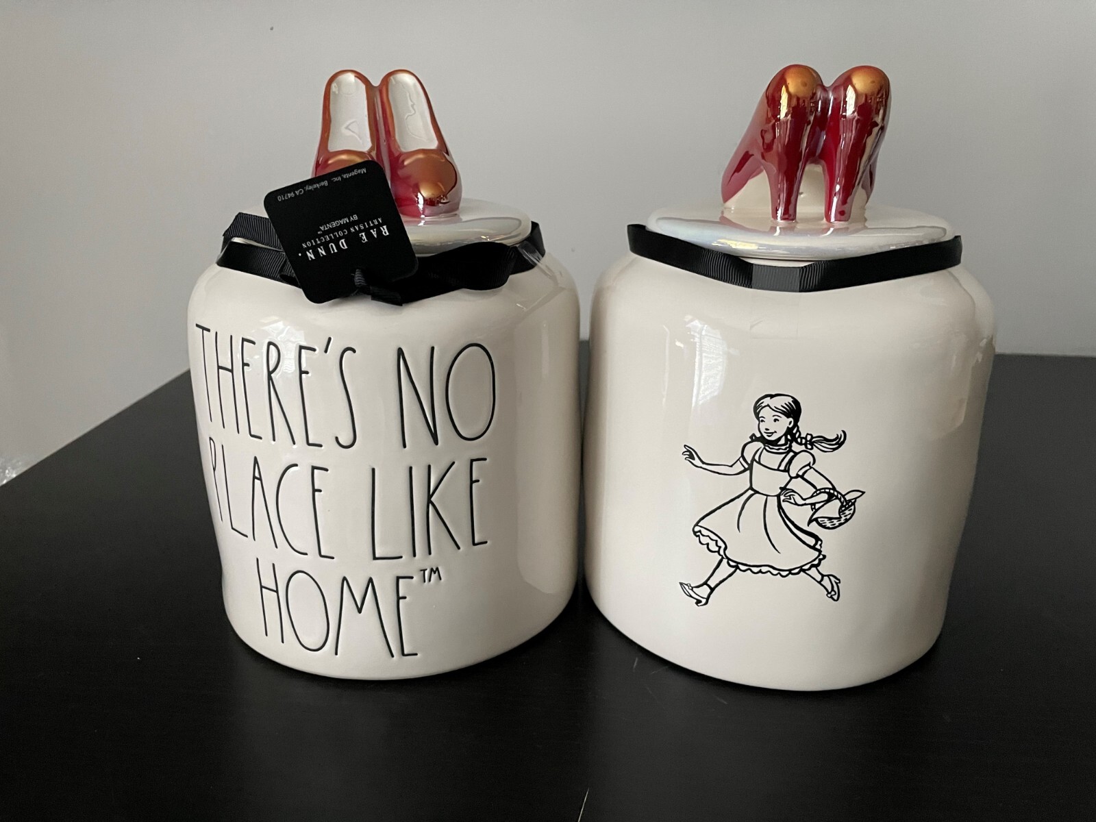 RAE DUNN WIZARD OF OZ THERE'S NO PLACE LIKE HOME, CANISTER eBay