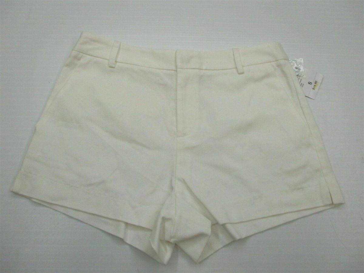 new FOREVER 21 Shorts Women's Size S Cotton Woven Flat Front White