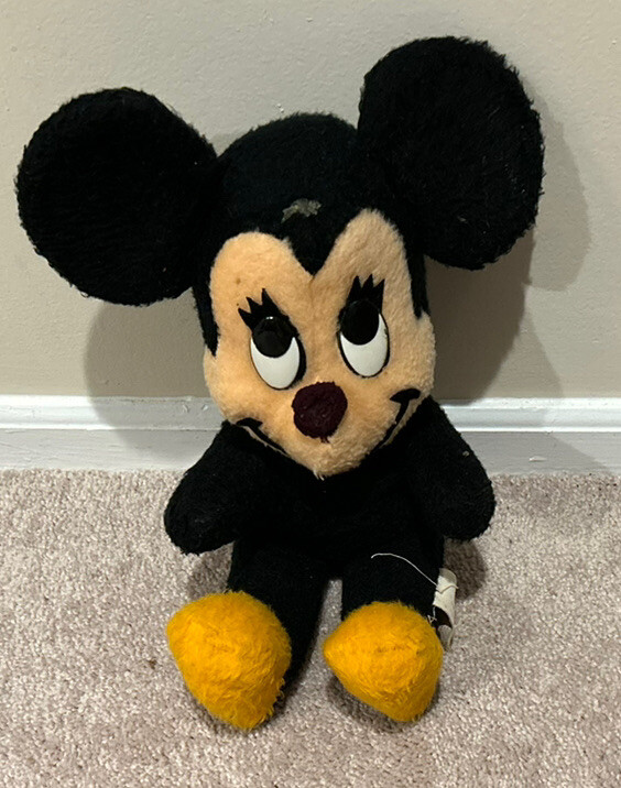VINTAGE 1950s Disney California Stuffed Toys Mickey Mouse Stuffed Animal Plush