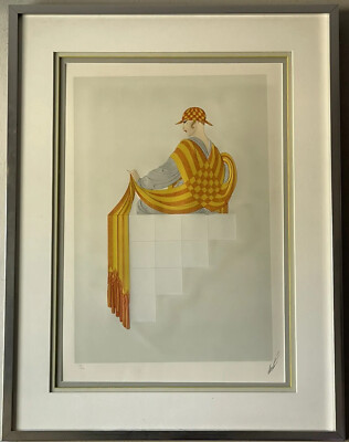ORIGINAL ERTE MODERN ART DECO LIMITED EDITION SERIGRAPH VINTAGE