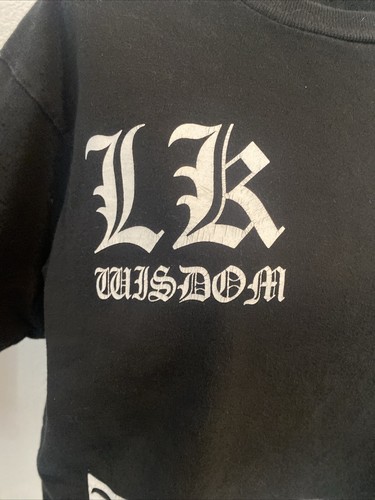 T-shirt Last Kings taglia grande adulto manica corta hip-hop LEGGI - Foto 2 di 8