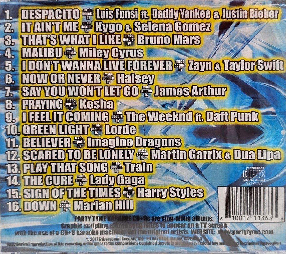 Party Tyme Karaoke: Super Hits, Vol. 30 [10/20] by Karaoke (CD