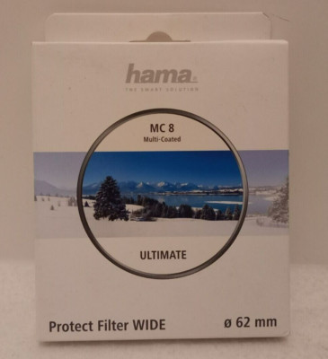 NEU&OVP - Hama Protect-Filter ''Ultimate'', 62 mm Wide, multi-coated MC8 00071305