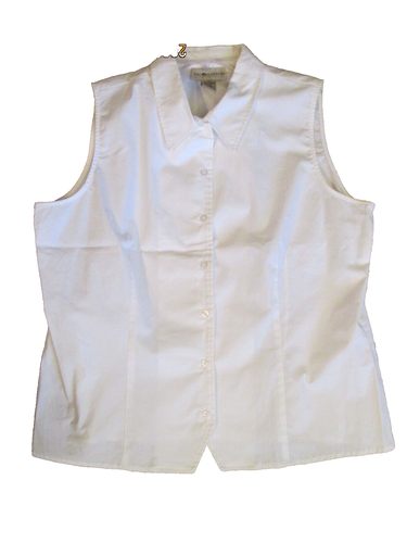 Women's Plus Size XL Clothing Sag Harbor White Blouse/Top New