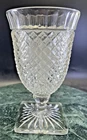 1935-1938 Anchor Hocking Miss America Clear Depression Glass Footed Candy Dish