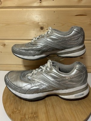 Reebok Easytone Smoothfit Silver Walking Toning Sneakers Women's 7.5