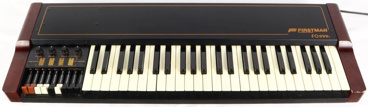 Multivox Firstman FO-999 Drawbar Organ Keyboard w/ Original Box