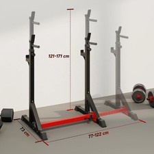 Image of Homcom Barbell Stand/Squat Rack A91-071V01 *Heavy Duty-Adjustable *NEW *BARGAIN!