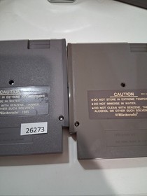 2 retro Nintendo arcade typ games Snake Rattle  N Roll, Millipede NES 26273 bc12