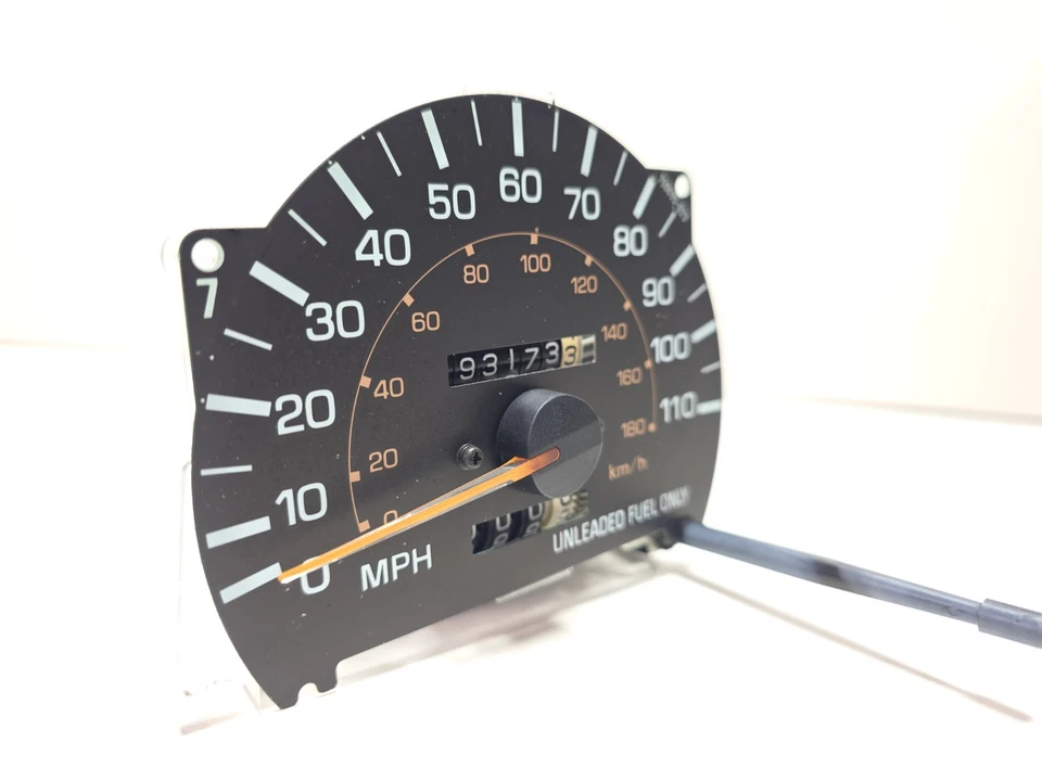 Cuadro de instrumentos MEDIDOR VELOCÍMETRO 4RUNNER 89-91 Toyota Pickup Truck 193K OEM Foto 2 de 4