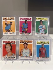 1971-72 Topps Basketball Lot - Powell, Johnson, Manning, Davis, Williams