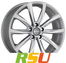 MAK Wolf silver 6.5x16" ET42 LK5 100 ML 57.1 Alufelgen 16 Zoll