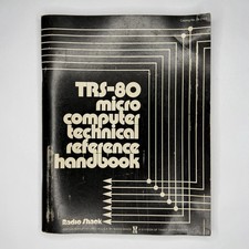 Radio Shack 26-2103 TRS-80 Microcomputer Technical Reference Handbook