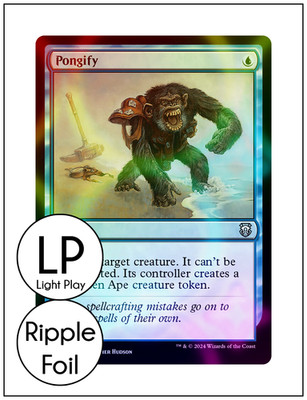 Pongify, Ripple Foil, Modern Horizons 3, Magic MTG LP Light Play