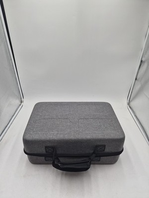 Hard Shell Carrying Case for PS5, PS5 Pro, 16'' x 11'' x 7'', Light Grey New 