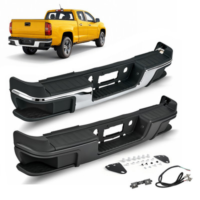 Rear Step Bumper Assembly For Chevy Colorado GMC Canyon 2015-2022 2016 W/O Park