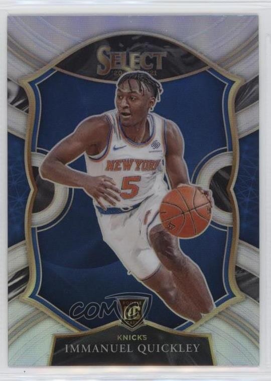 2020-21 Panini Select Concourse Silver Prizm Immanuel Quickley #85 0ca6