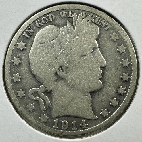 1914-S 50C Barber Half Dollar (89204)