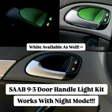 SAAB 9-3 Door Handle Lights Kit Upgrade (2003-12) - 2 Pcs w/ Instructions