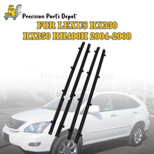 1 Set For 2004-2008 Lexus Rx330 Rx350 Rx400h Front Rear Window Weatherstrip 1 Set For 2004-2008 Lexus Rx330 Rx350 Rx400h Front Rear Window Weatherstrip