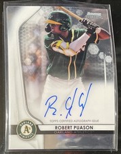 2020 Bowman Sterling Prospect Auto Robert Puason #BSPA-RP Auto