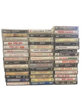 Large Lot Vintage Cassettes New  Used 46 Country Artists 1980  s 1990  s Hits 
