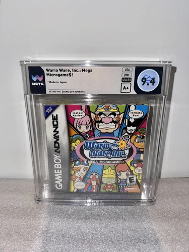 WarioWare Mega Microgames Nintendo Game Boy Advance Factory Sealed Brand New!